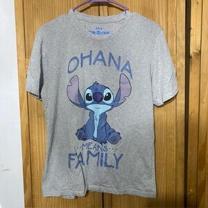 💙Disney, Lilo & Stitch, Size Small, “Ohana Means Family”, Graphic Shirt